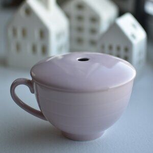 Tea Forte Café Cup Rose 8oz Rose Pink Porcelain Teacup New